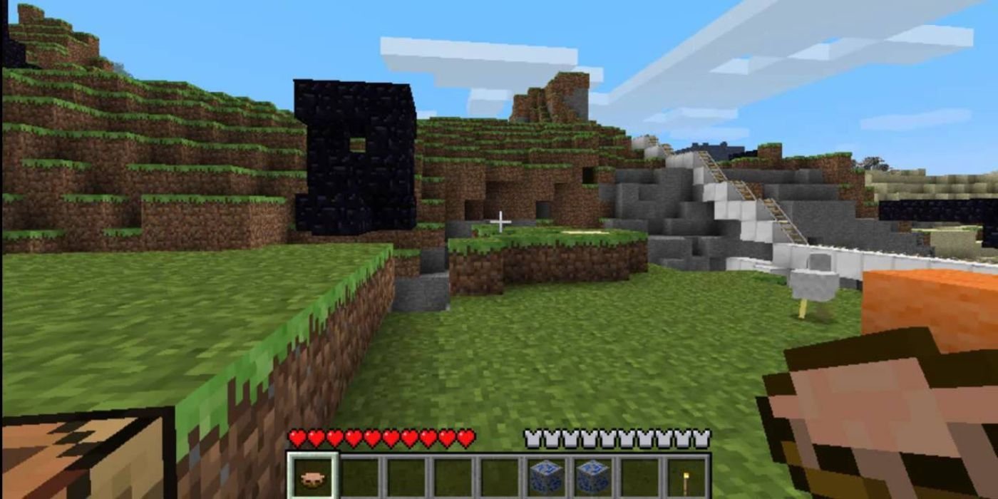 Minecraft Mushroom Stew In Player's hand