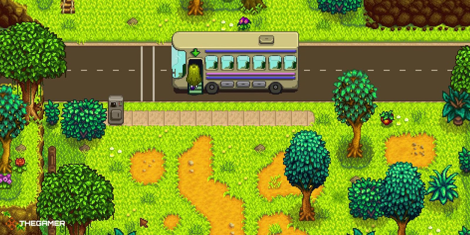 Stardew Valley - bus stop