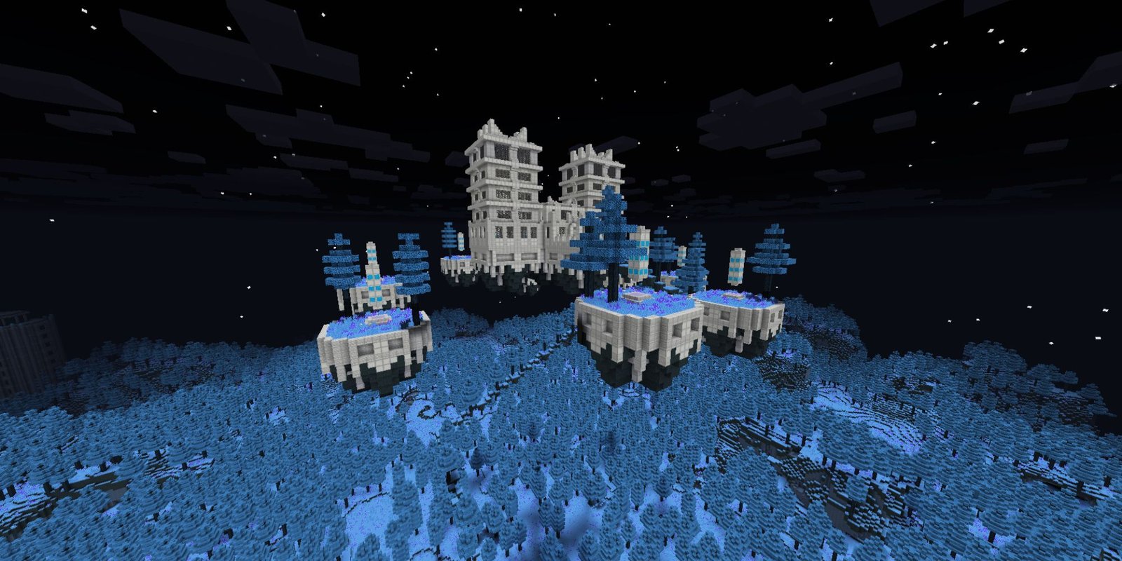 The Aurorian minecraft mod of new biome