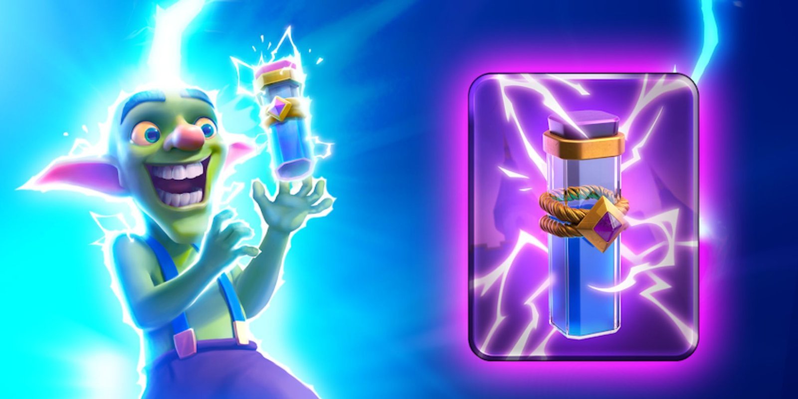 Official Image of the Zap Evolution in Clash Royale