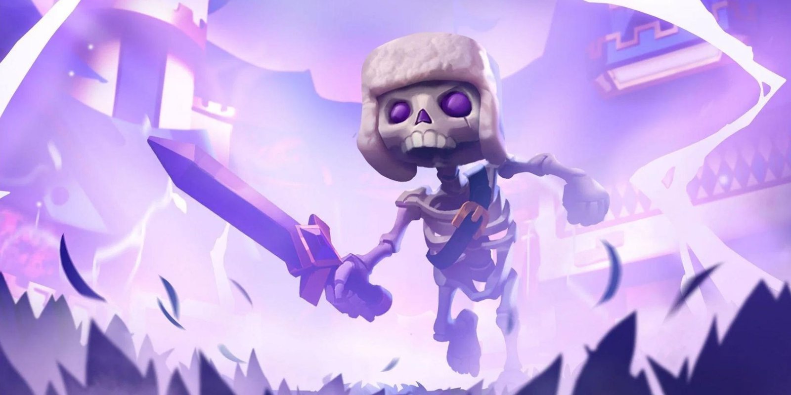 The Evolved Skeletons artwork from Clash Royale