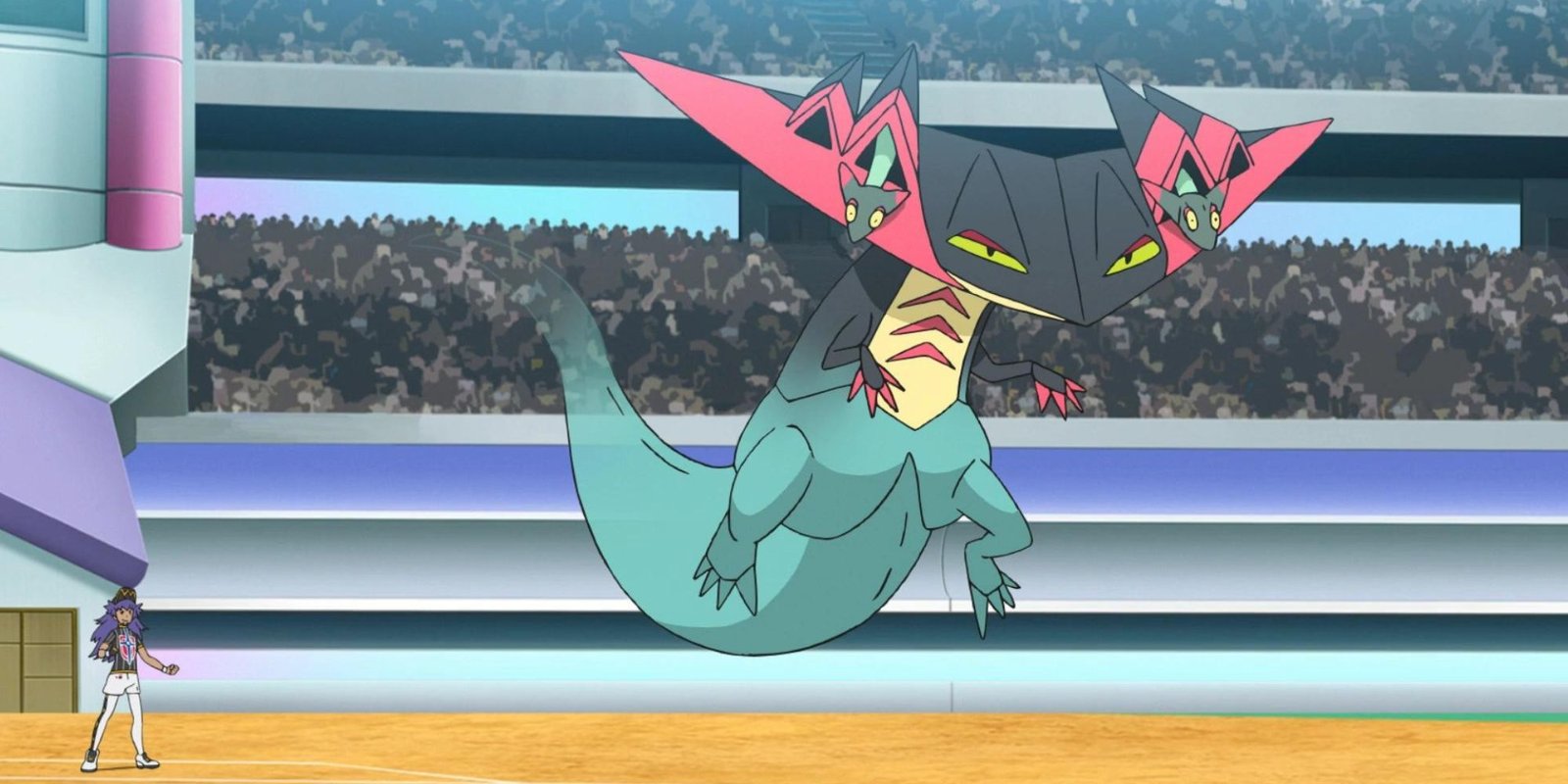 Dragapult about to battle
