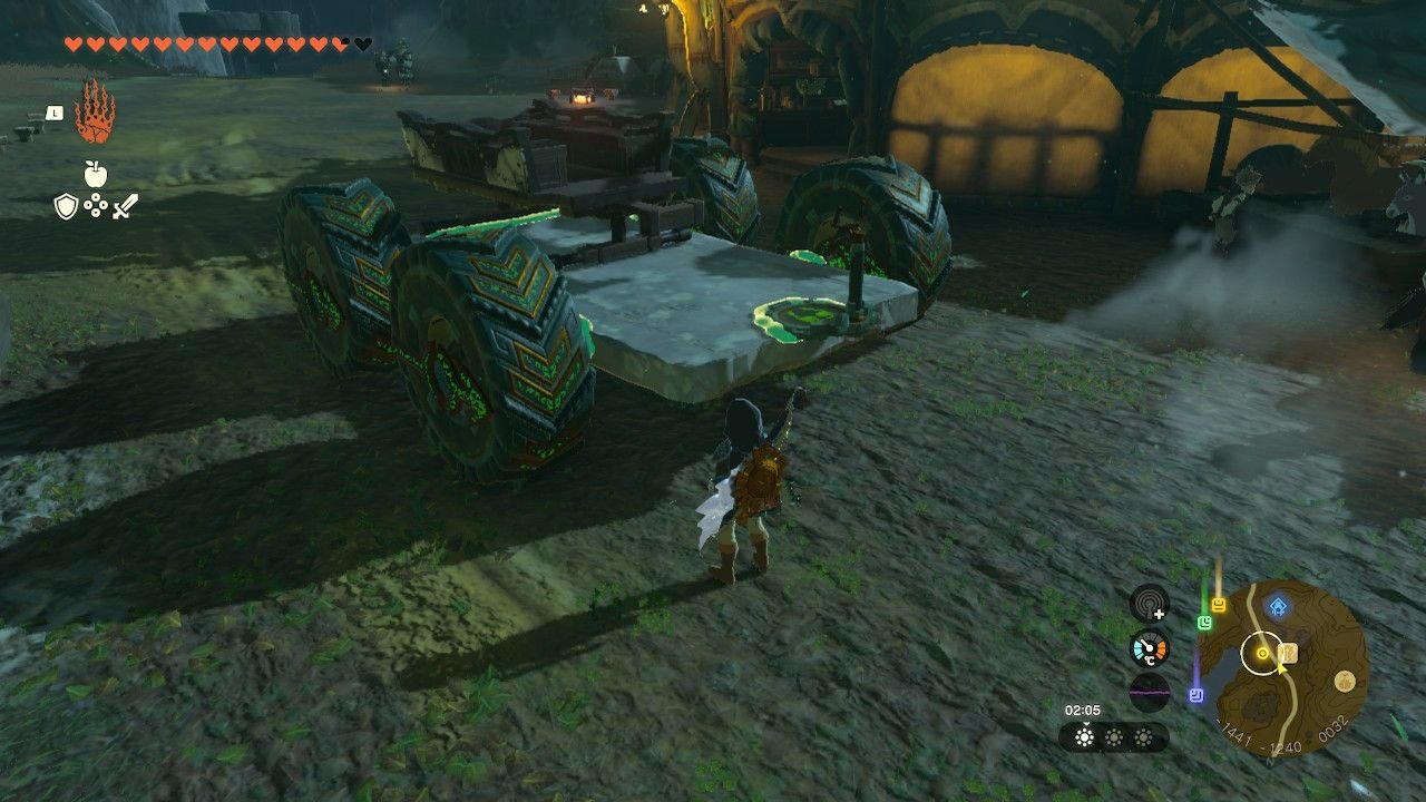 Tears of the Kingdom - Constructing a sturdy vehicle for Mastro