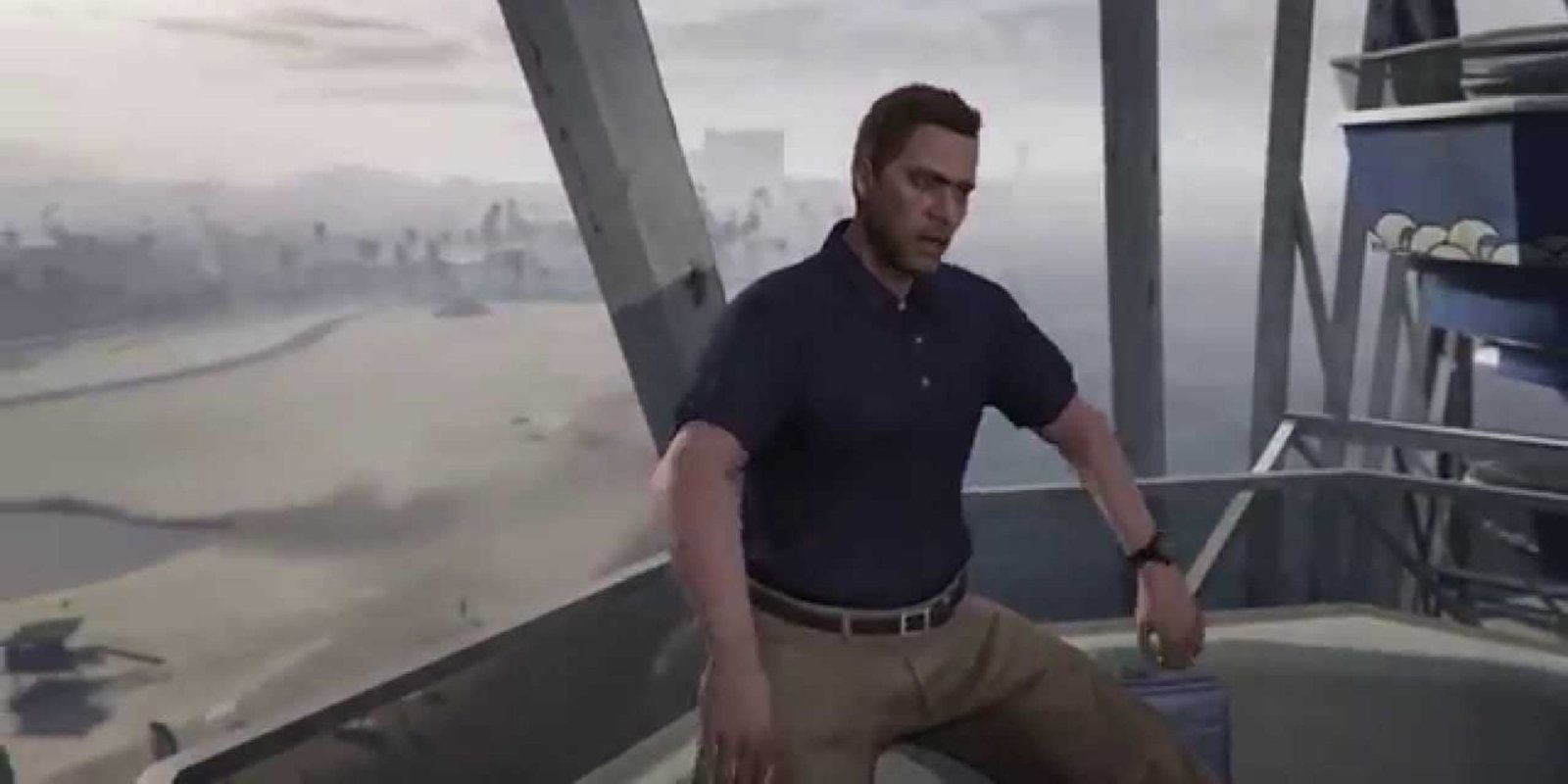 GTAV steve haines sitting on a ferris wheel