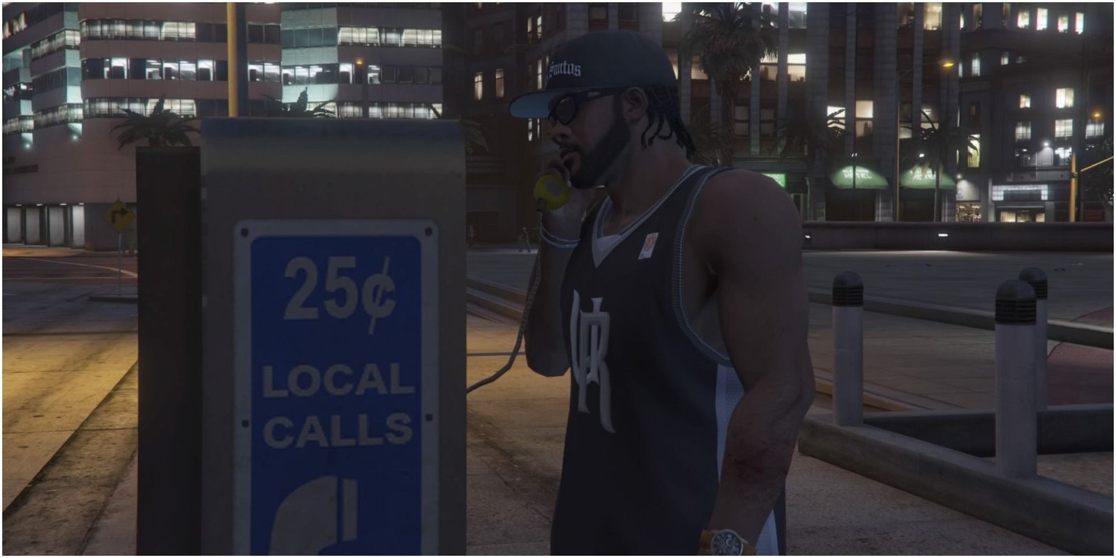 GTA V Lester Assassinations Jackson Skinner Franklin Phone Booth