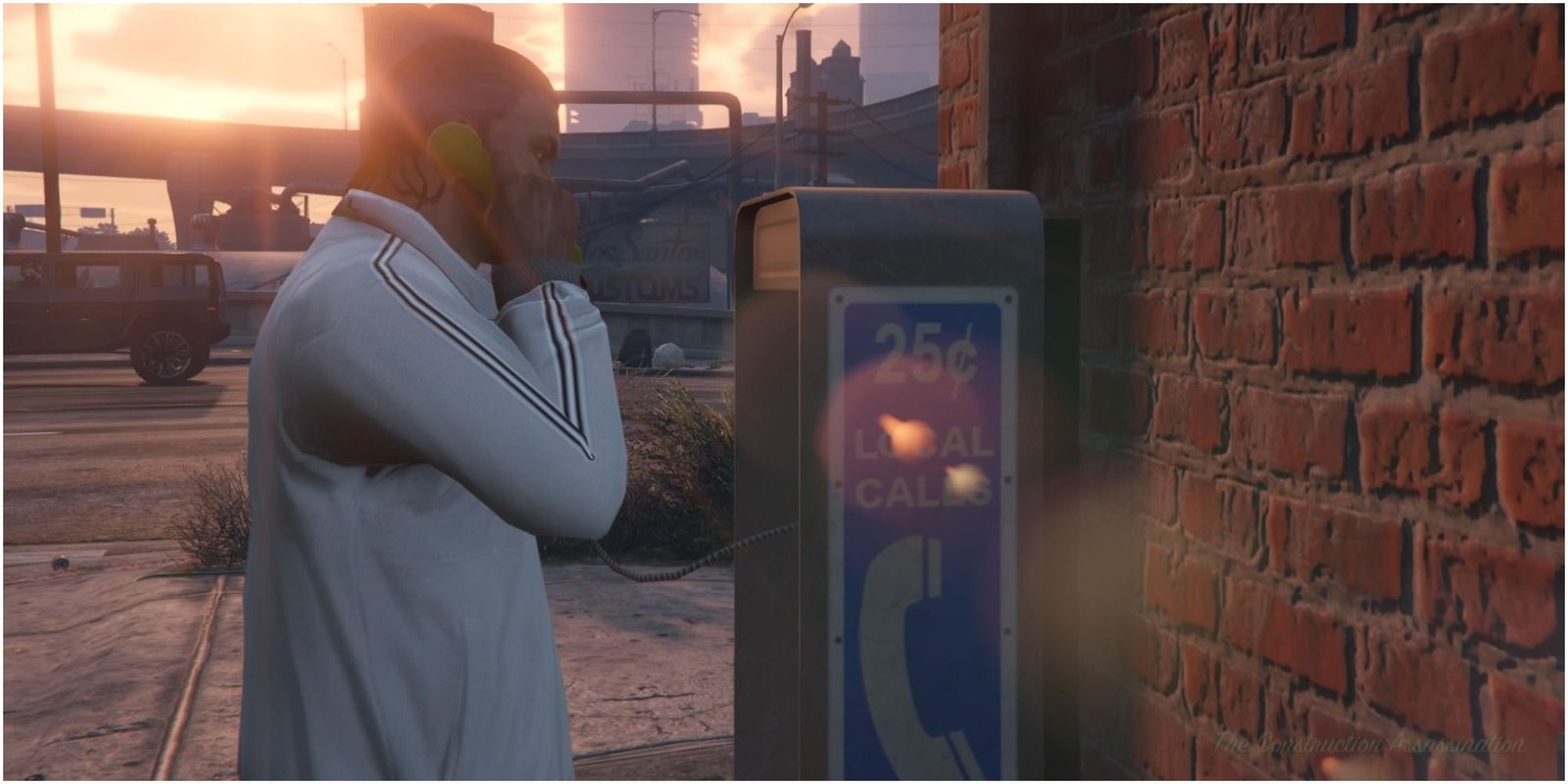 GTA V Lester Assassination Enzo Bonelli Mission Start Phone Box