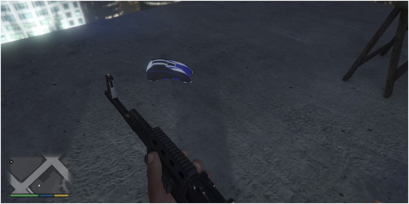 GTA V Lester Assassination Enzo Bonelli Rooftop Parachute
