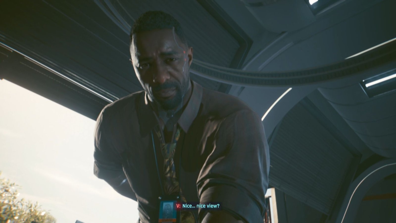 Cyberpunk 2077 Phantom Liberty Screenshot Of Reed Looking Over You