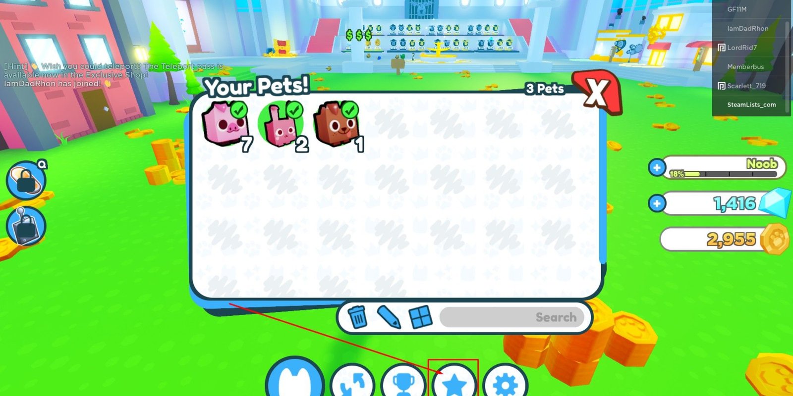Roblox pet Simulator x