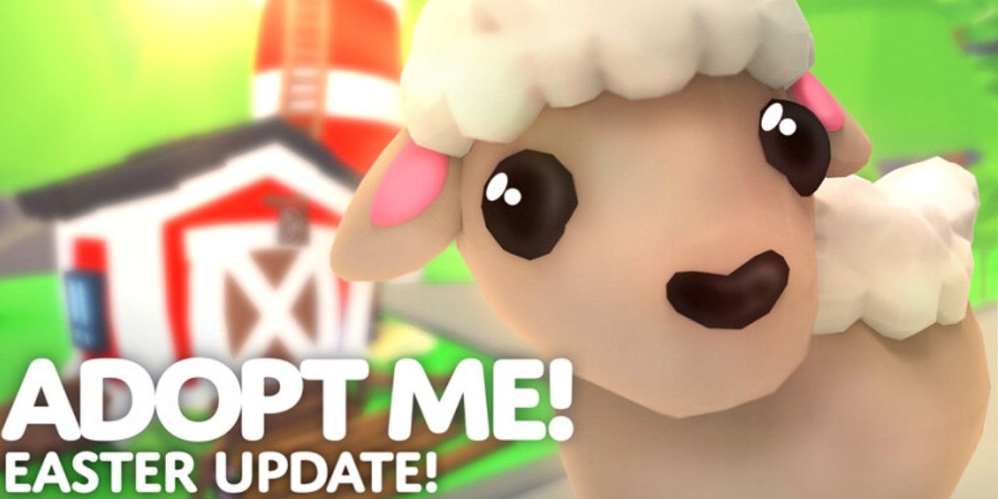 adopt me sheep and background