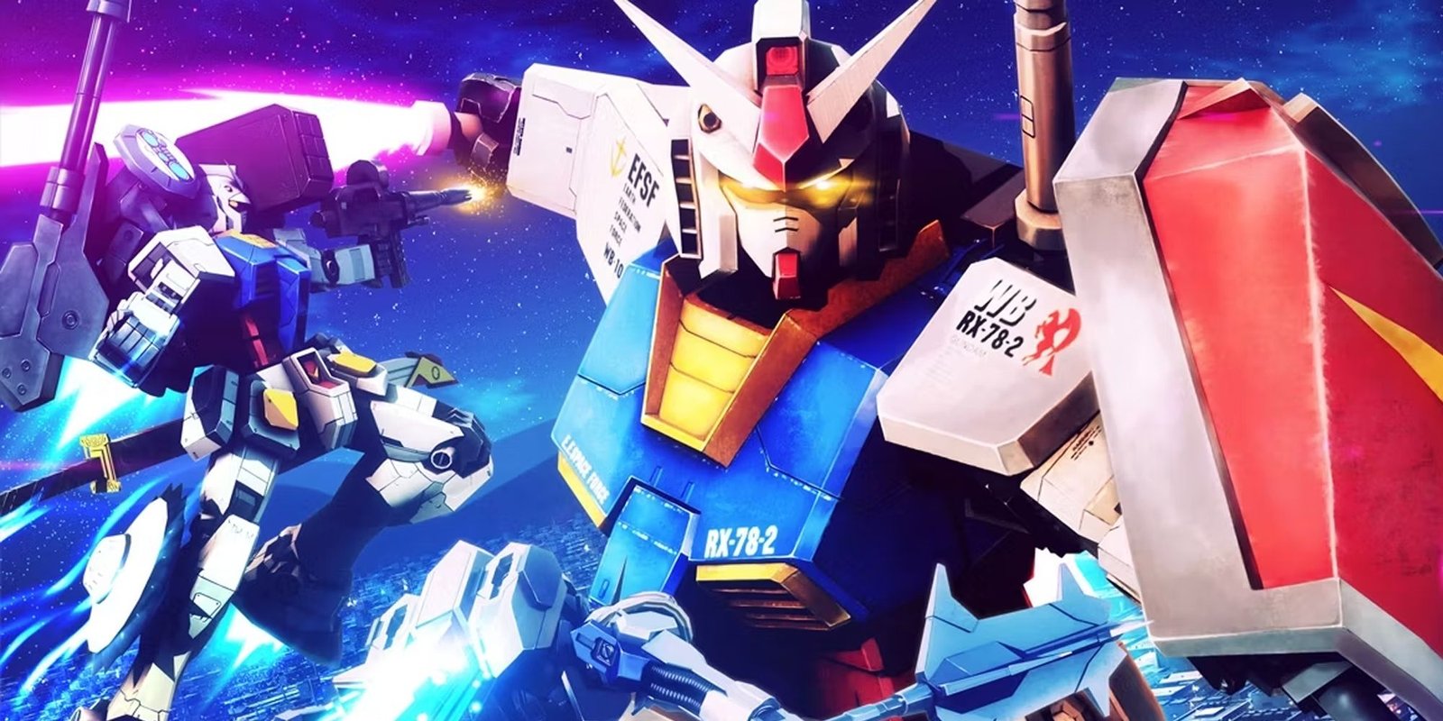 Gundam Breaker 3 image showing A Close Up Of A Gundam.