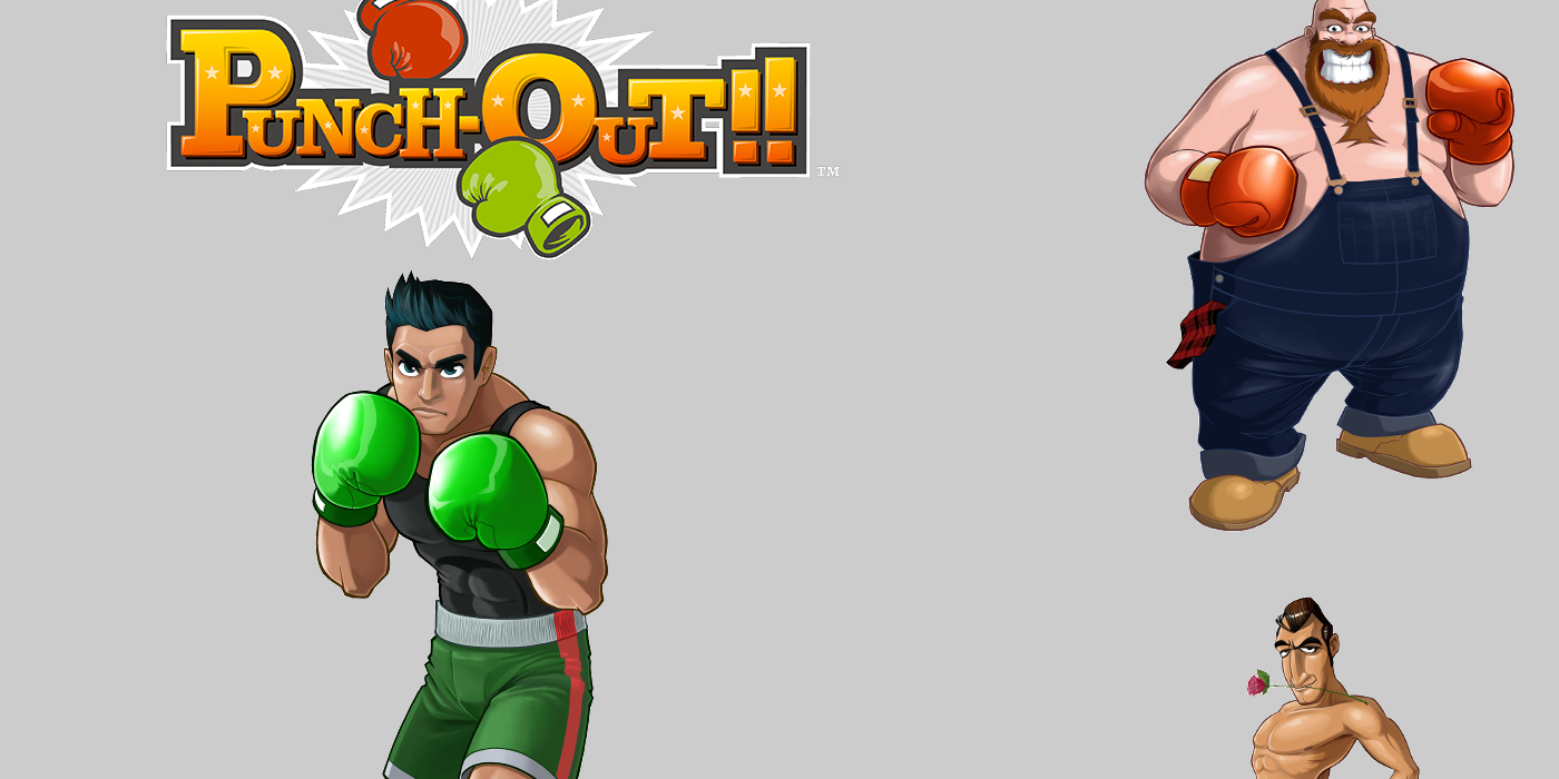 little mac and other characters from punch out wii.