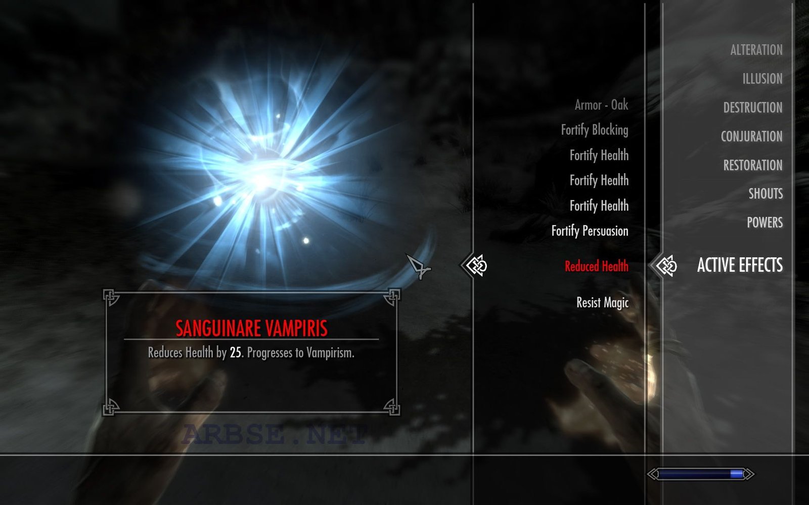 sanguinare vampiris skyrim