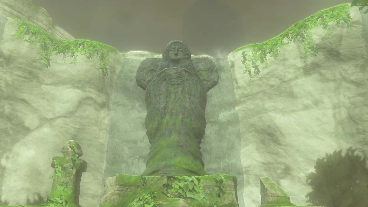 The Goddess Statue at the Spring of Power in The Legend of Zelda Tears of the Kingdom