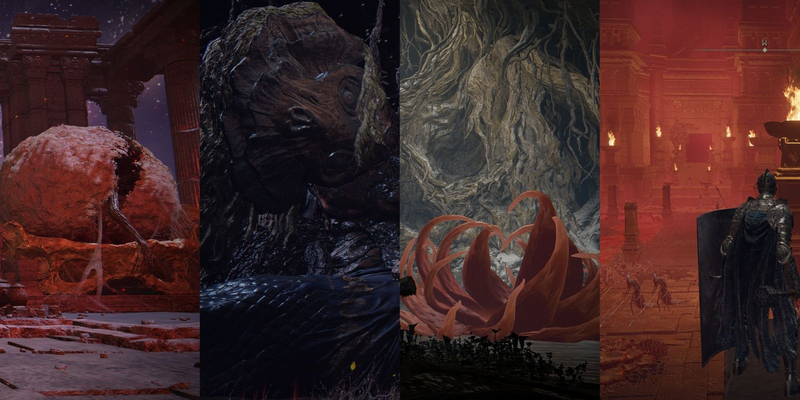 Miquella. Godwyn. Malenia, and Outer God of Rot in Elden Ring