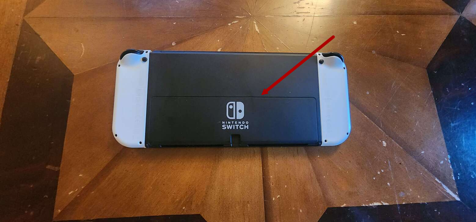 Nintendo Switch Oled Back