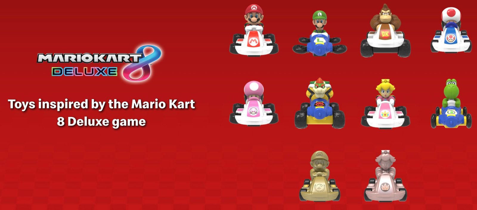 Mario Kart 8 2024 McDonald's Toys