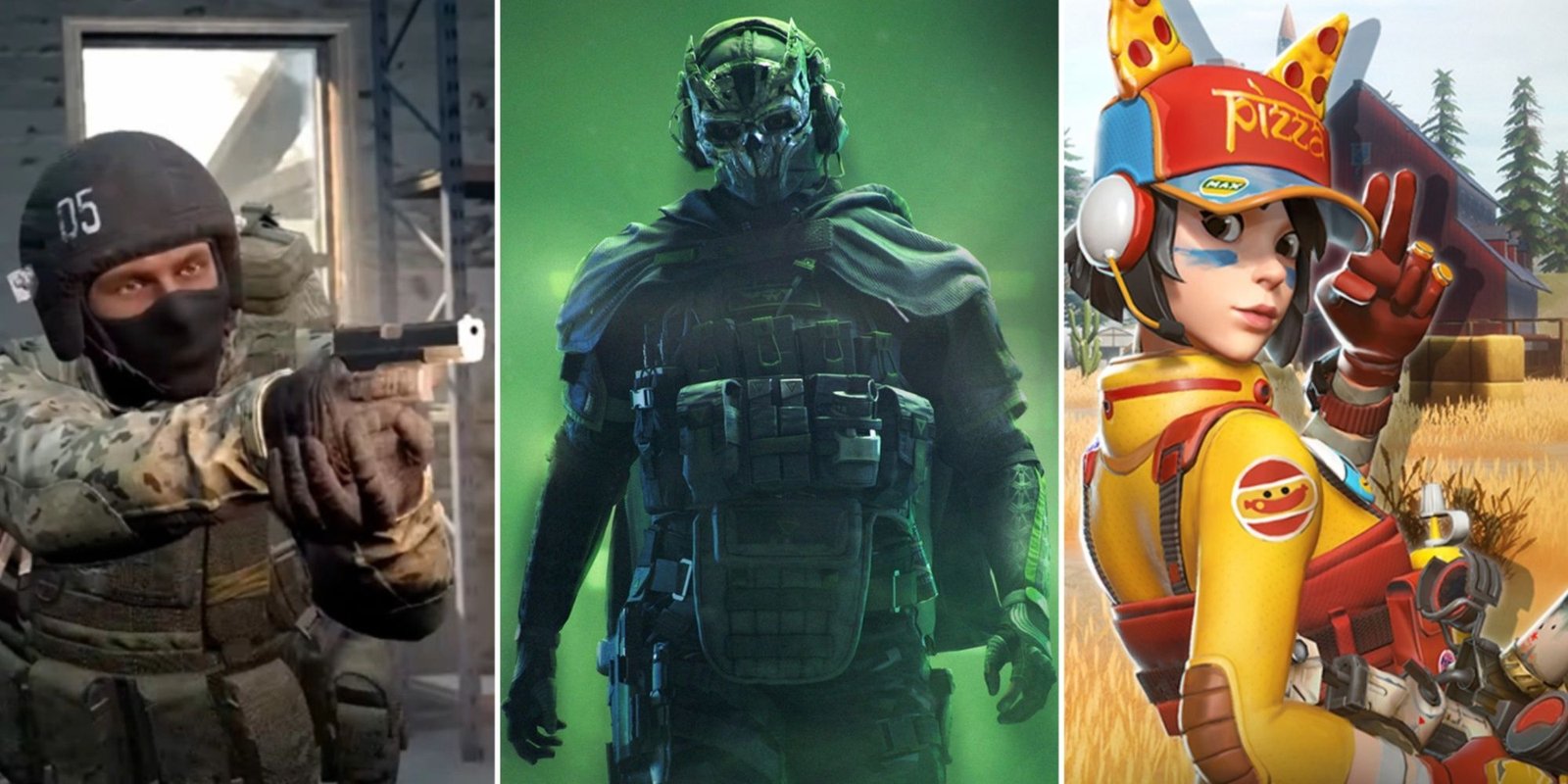 Featured Image For Best Android Battle Royales With Promo Images From CODM, Arena Breakout, And Farlight 84