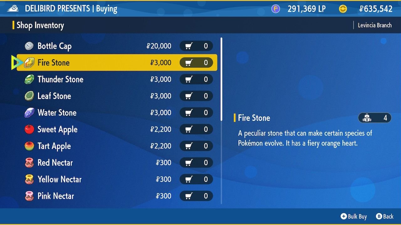 Delibird Presents General Items Evolution Stones