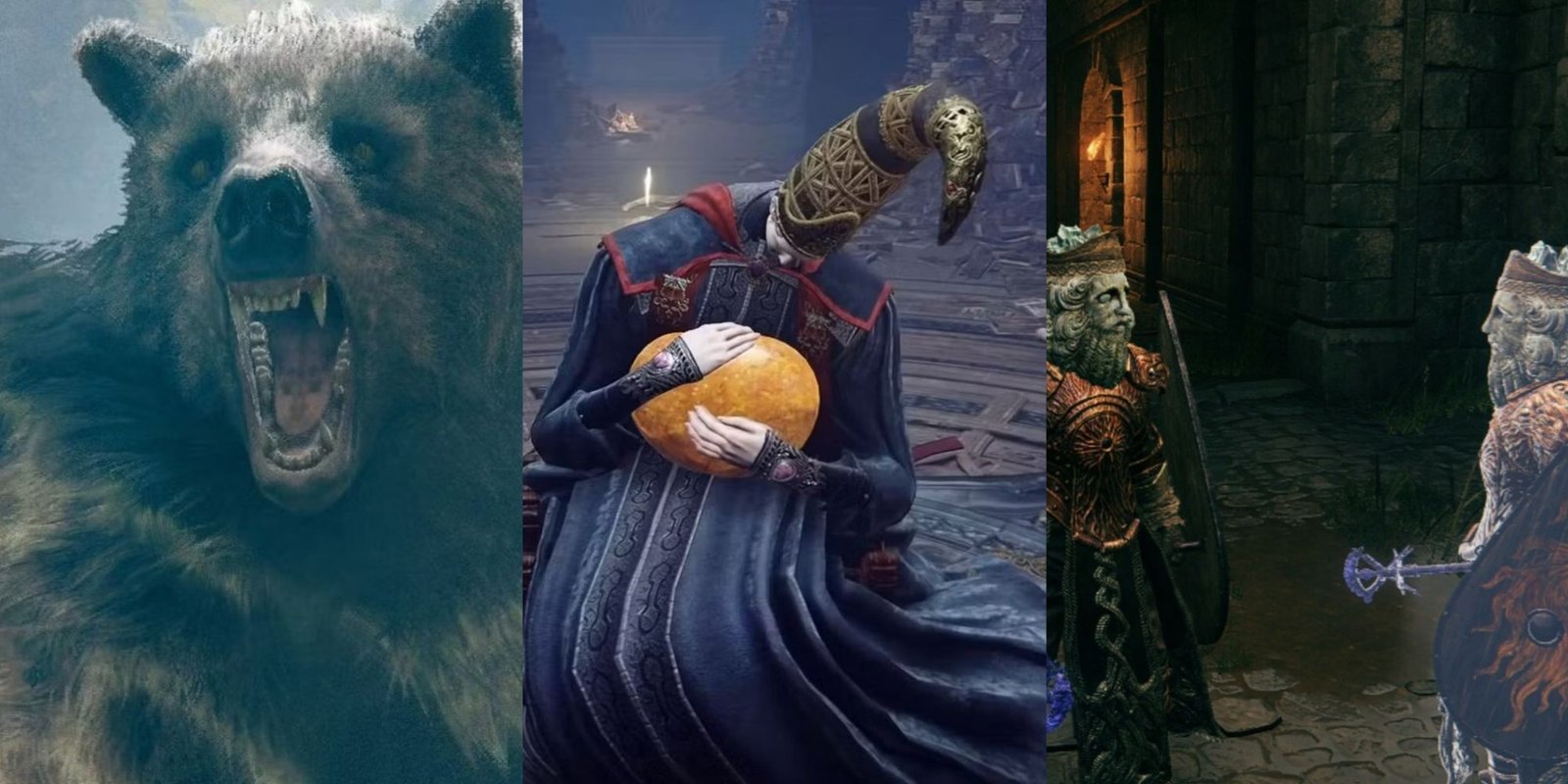 Elden Ring - A runebear, Rennala, and a Mimic Tear