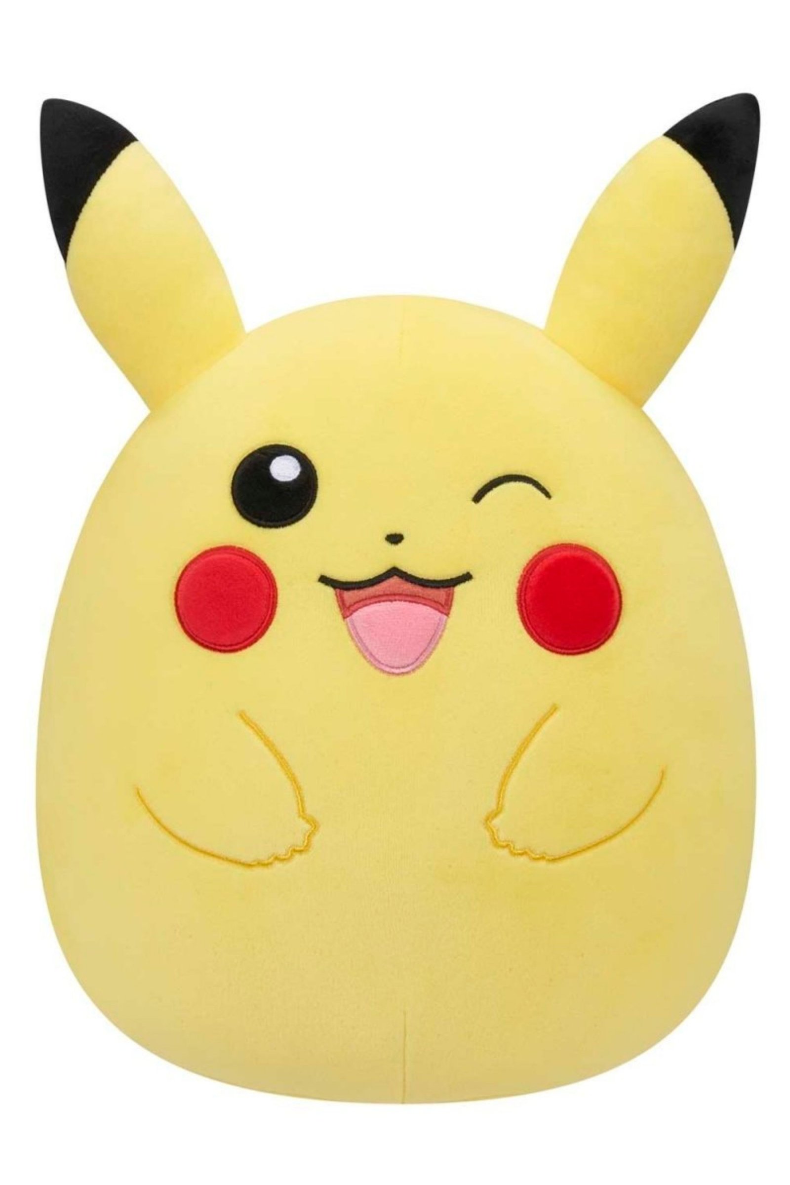 Winking Pikachu Squishmallow Plush