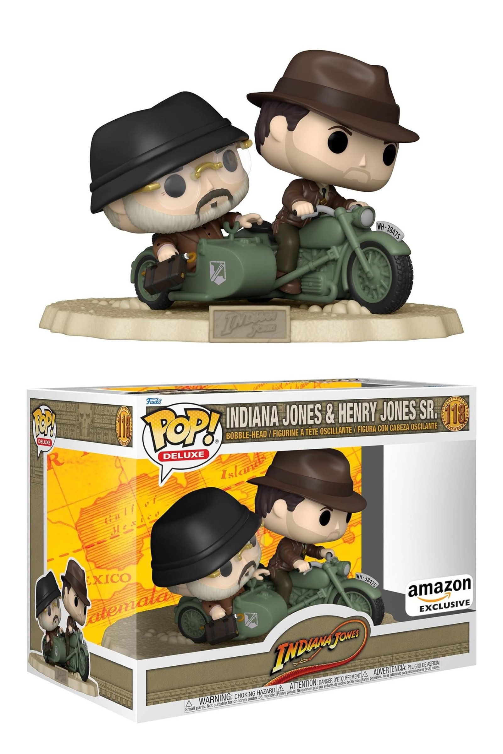 Funko Pop Deluxe - Indiana Jones and the Last Crusade - Indiana Jones & Henry Jones Sr.