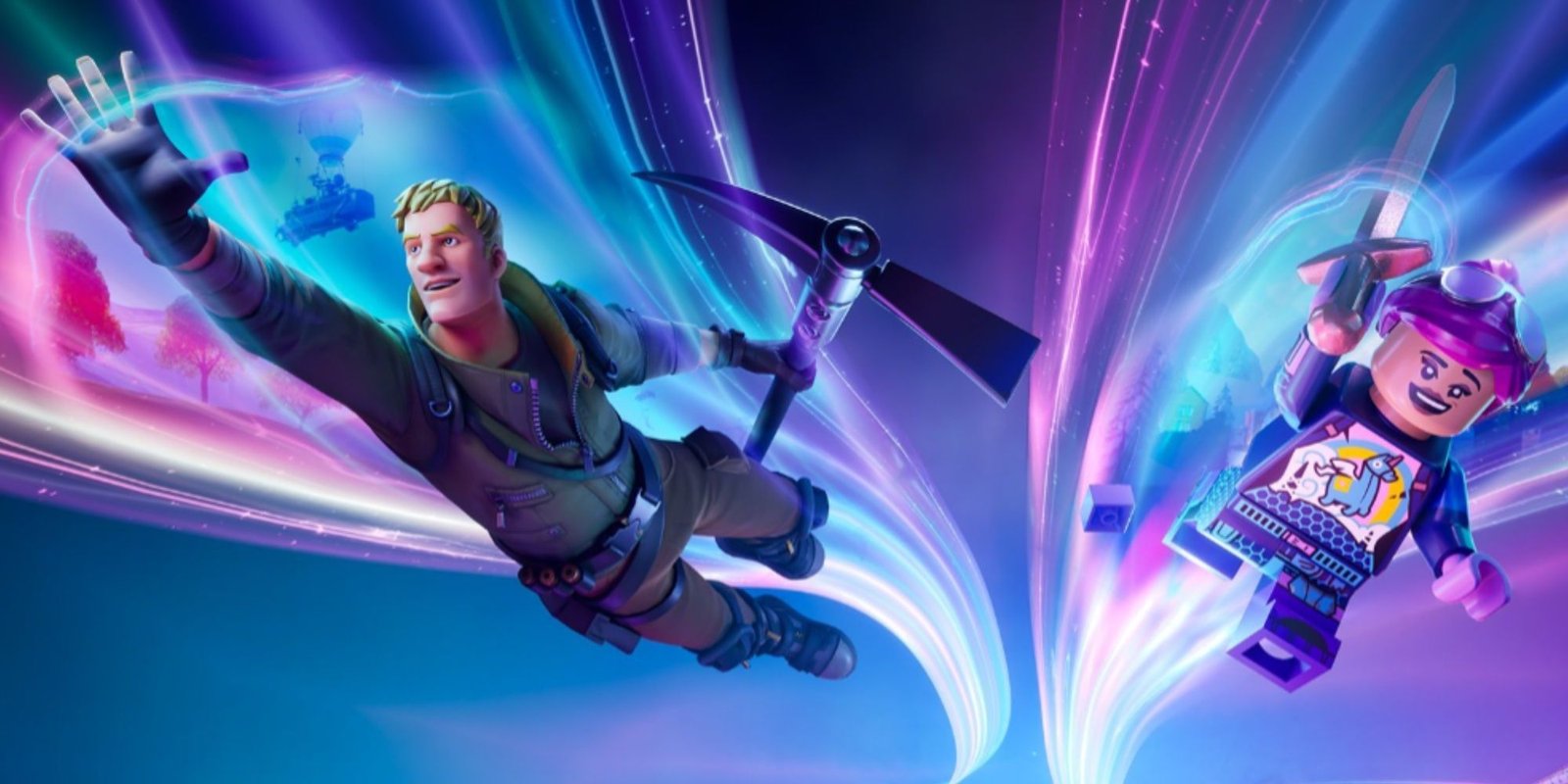 فورت نايت جونسي و ليغو برايت بومبر