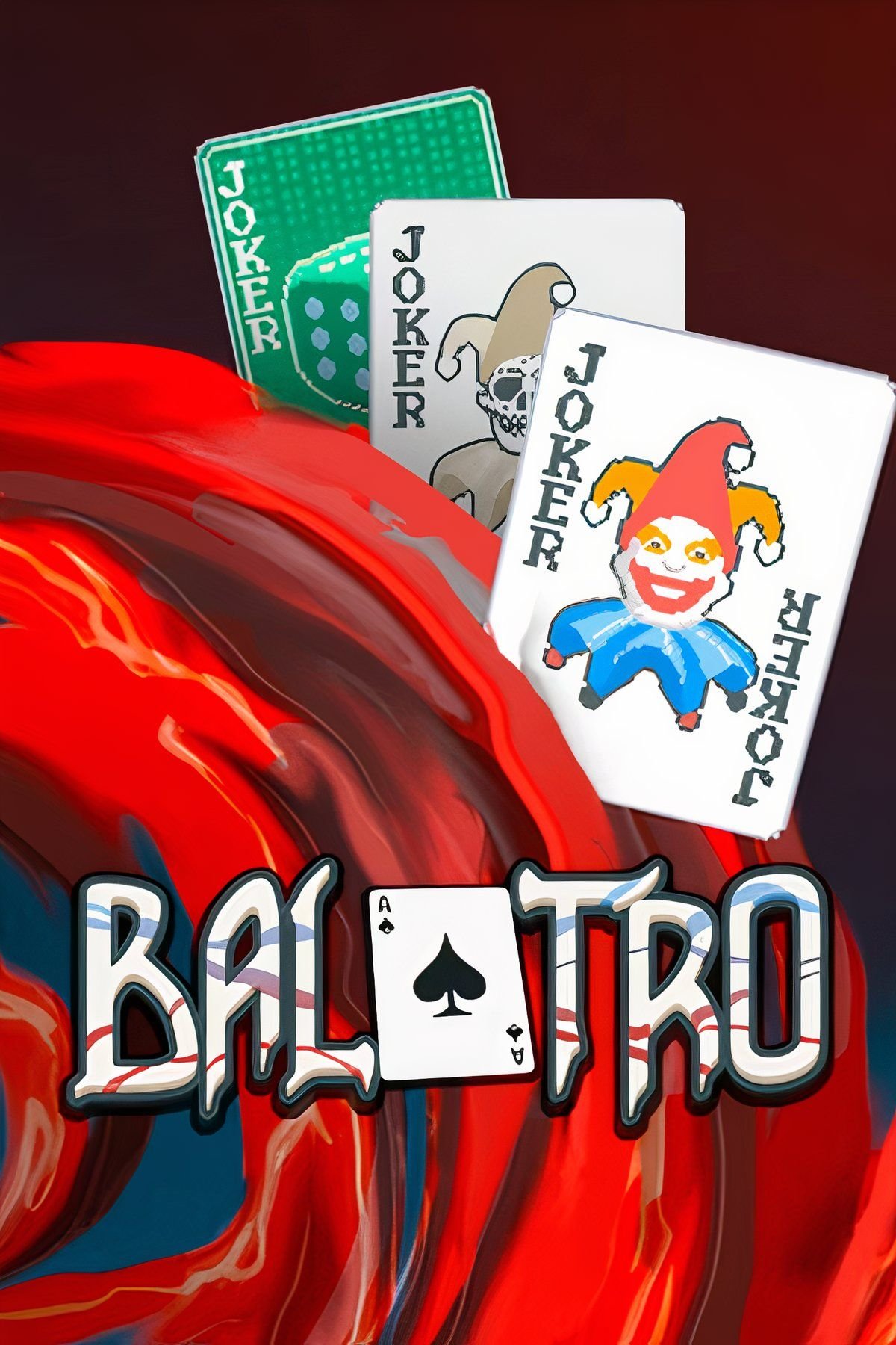 فن غلاف صفحة علامة Balatro