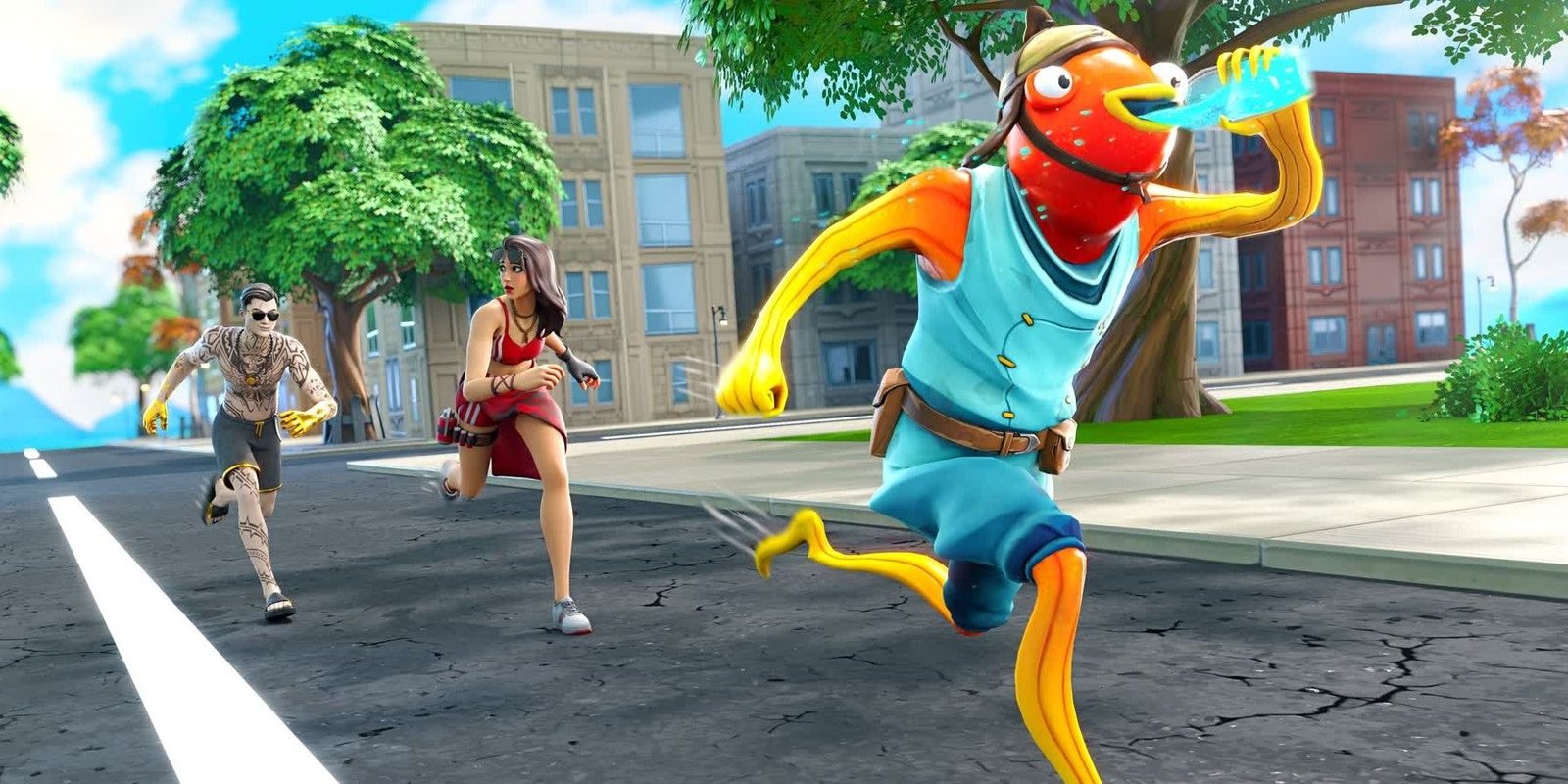 ميزة الركض في Fortnite