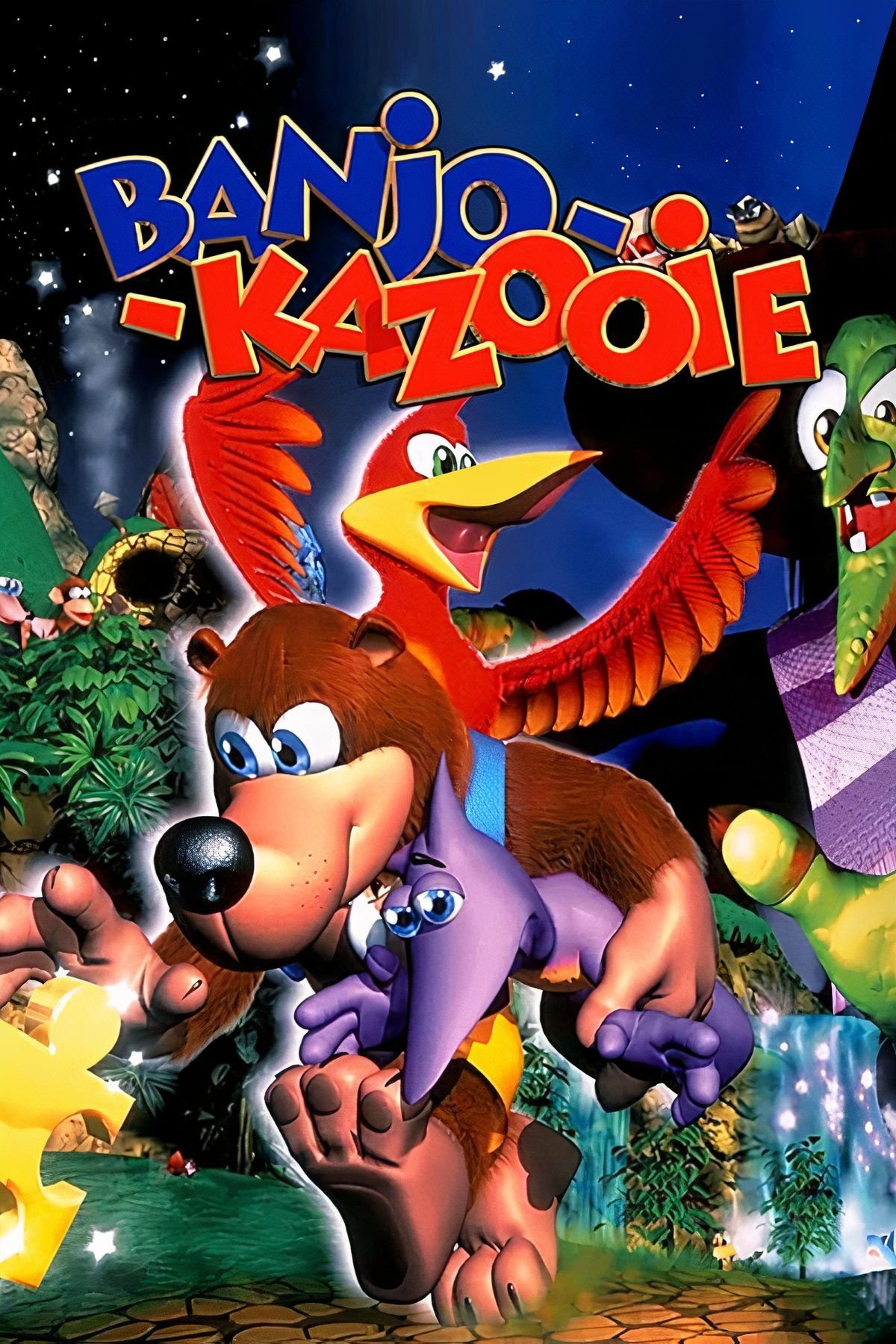 Banjo-Kazooie صفحة صفحة تغطية الفن
