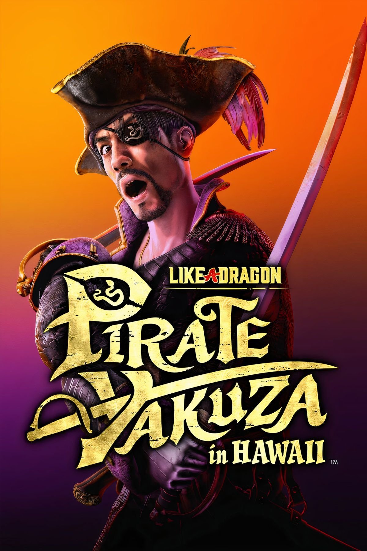 مثل التنين: Pirate Yakuza في Hawaii علامة صفحة غطاء الفن