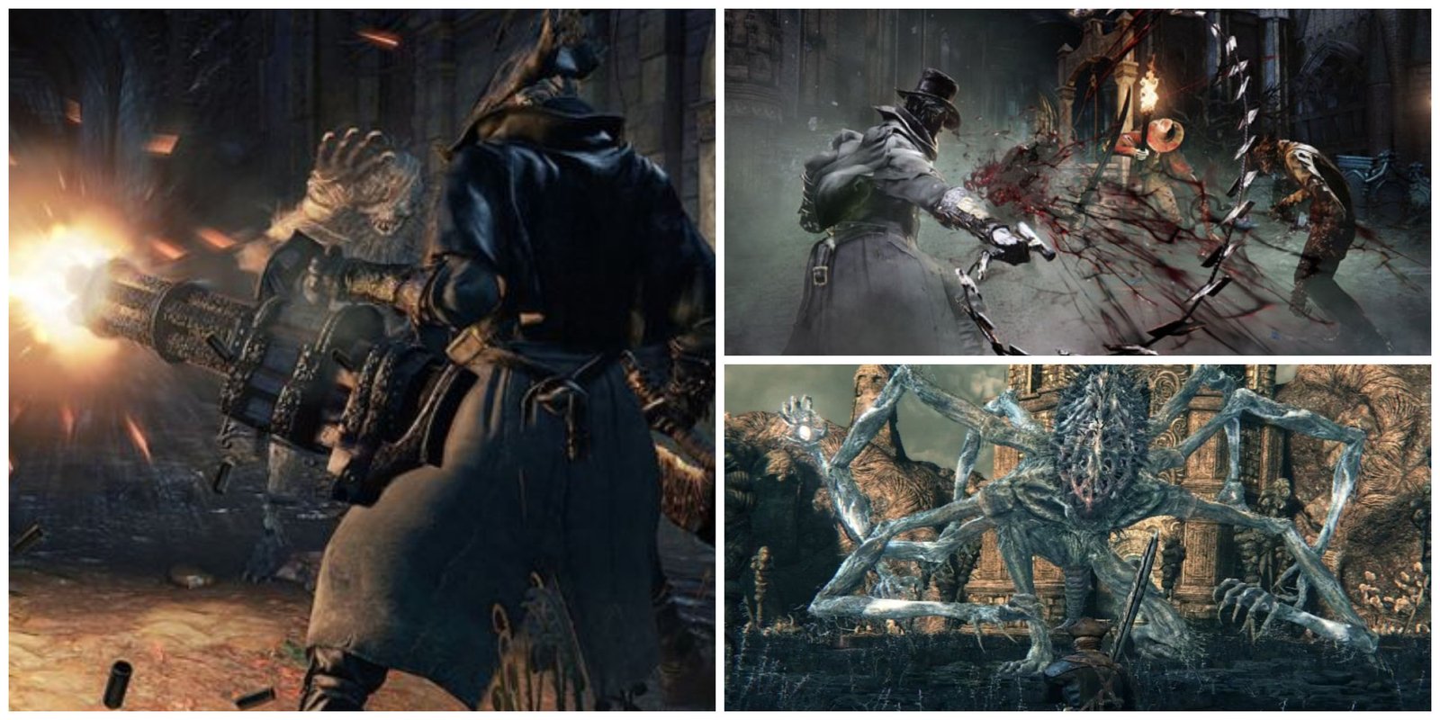 Gatling Gun ، Amygdala ، Cane Weapon in Bloodborne