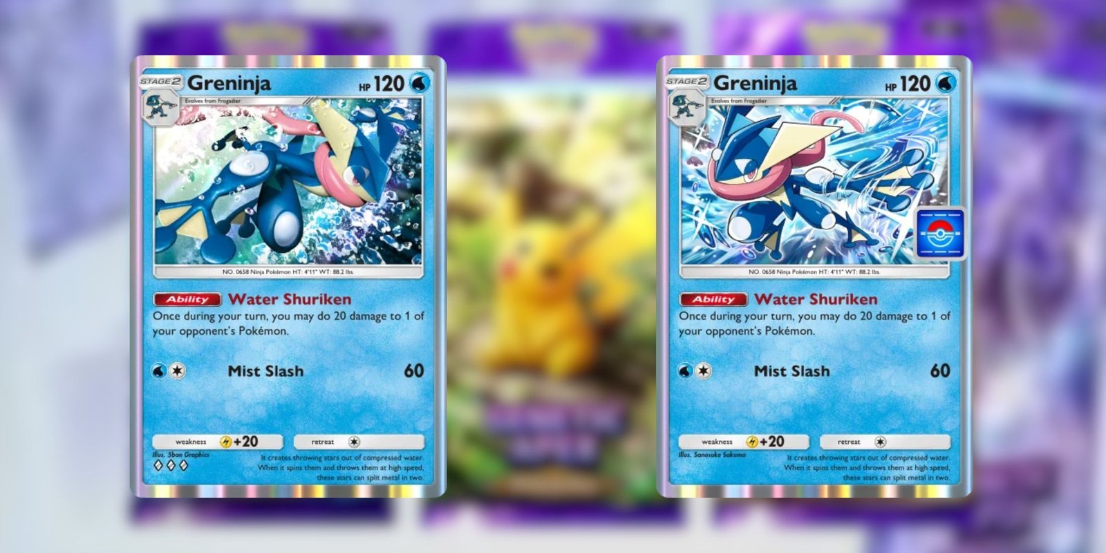 جرينينجا في جيب بوكيمون TCG