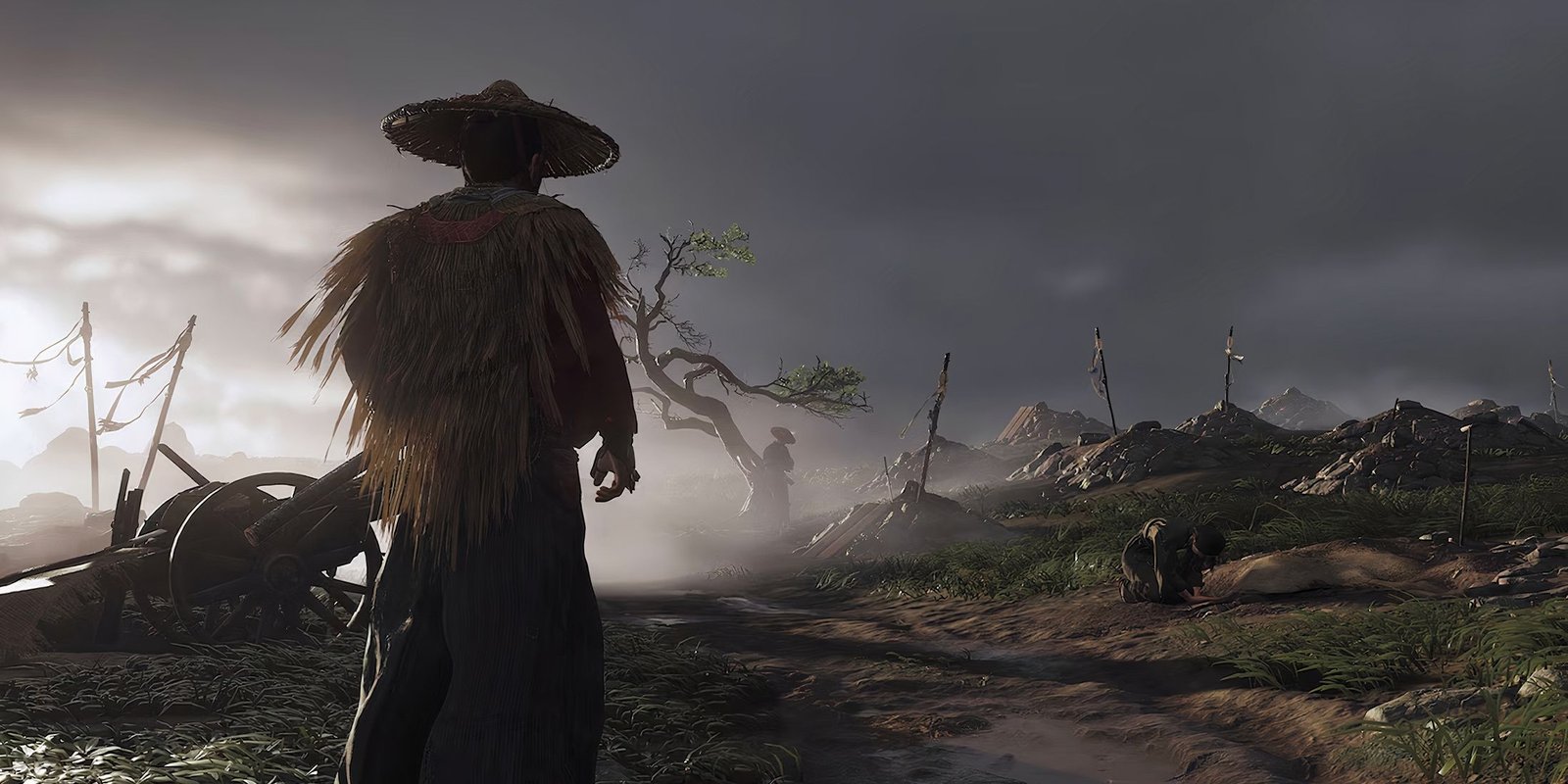 شبح Tsushima توجيه الرياح و NPCs