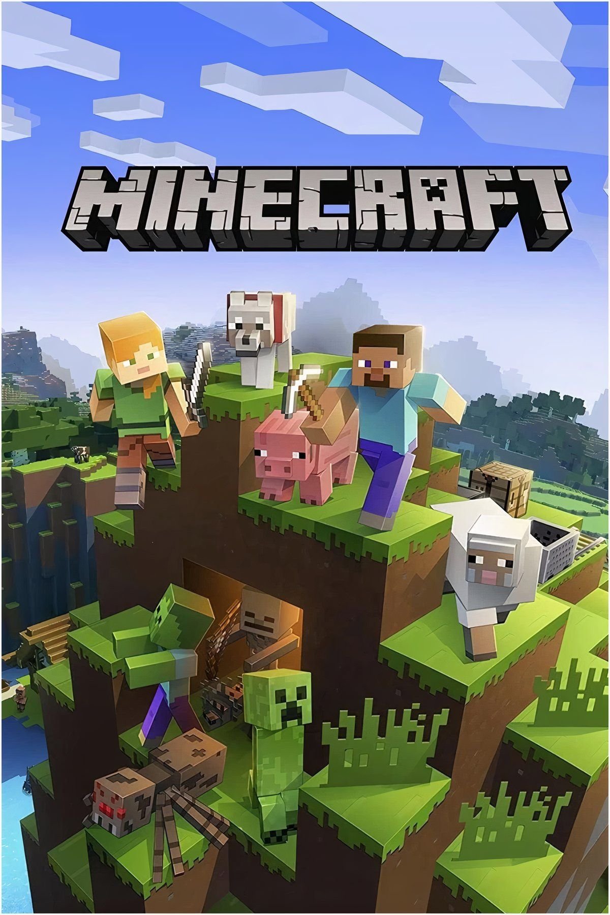 Minecraft tag صفحة غلاف الفن