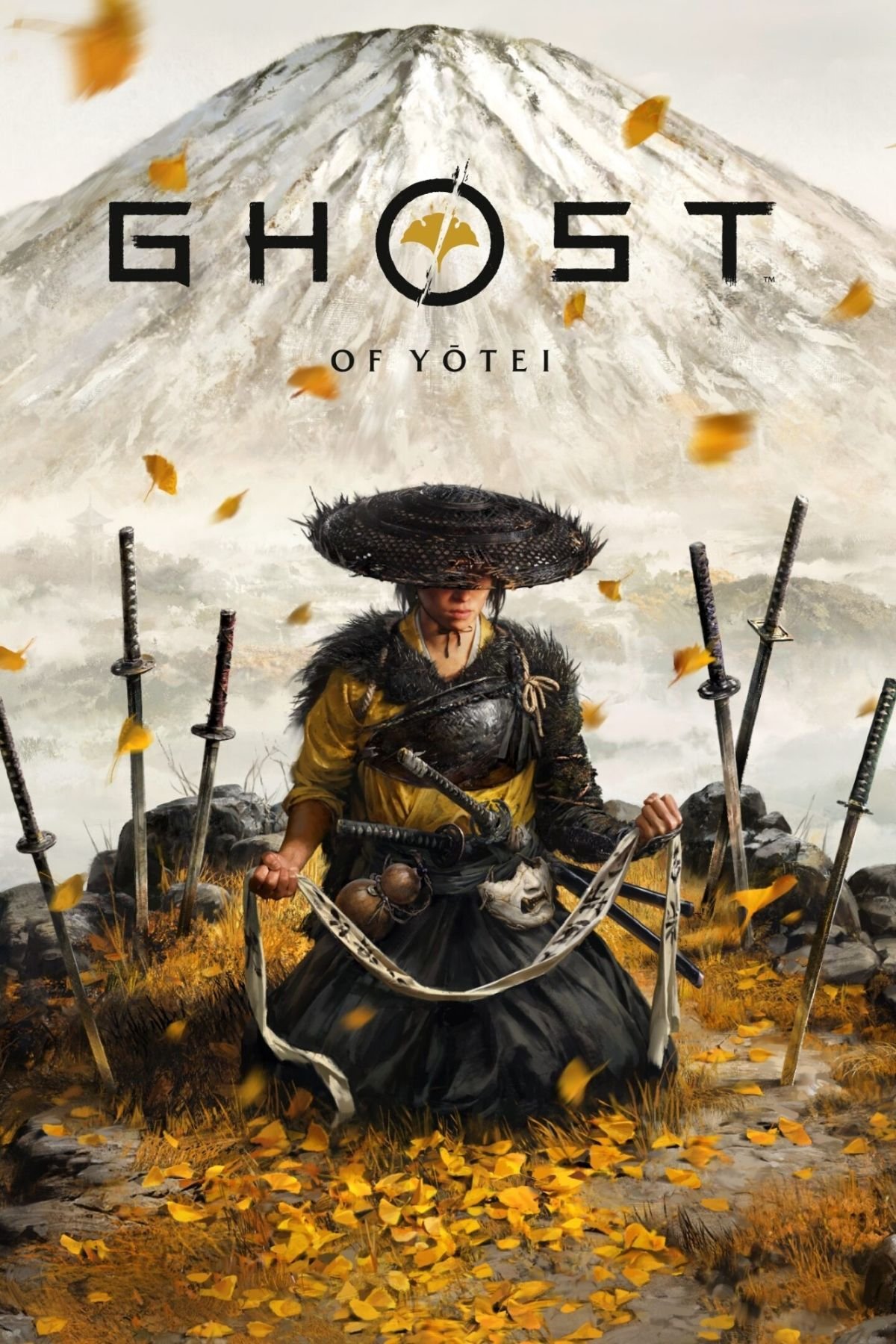 Ghost of yotei علامة صفحة غطاء الفن