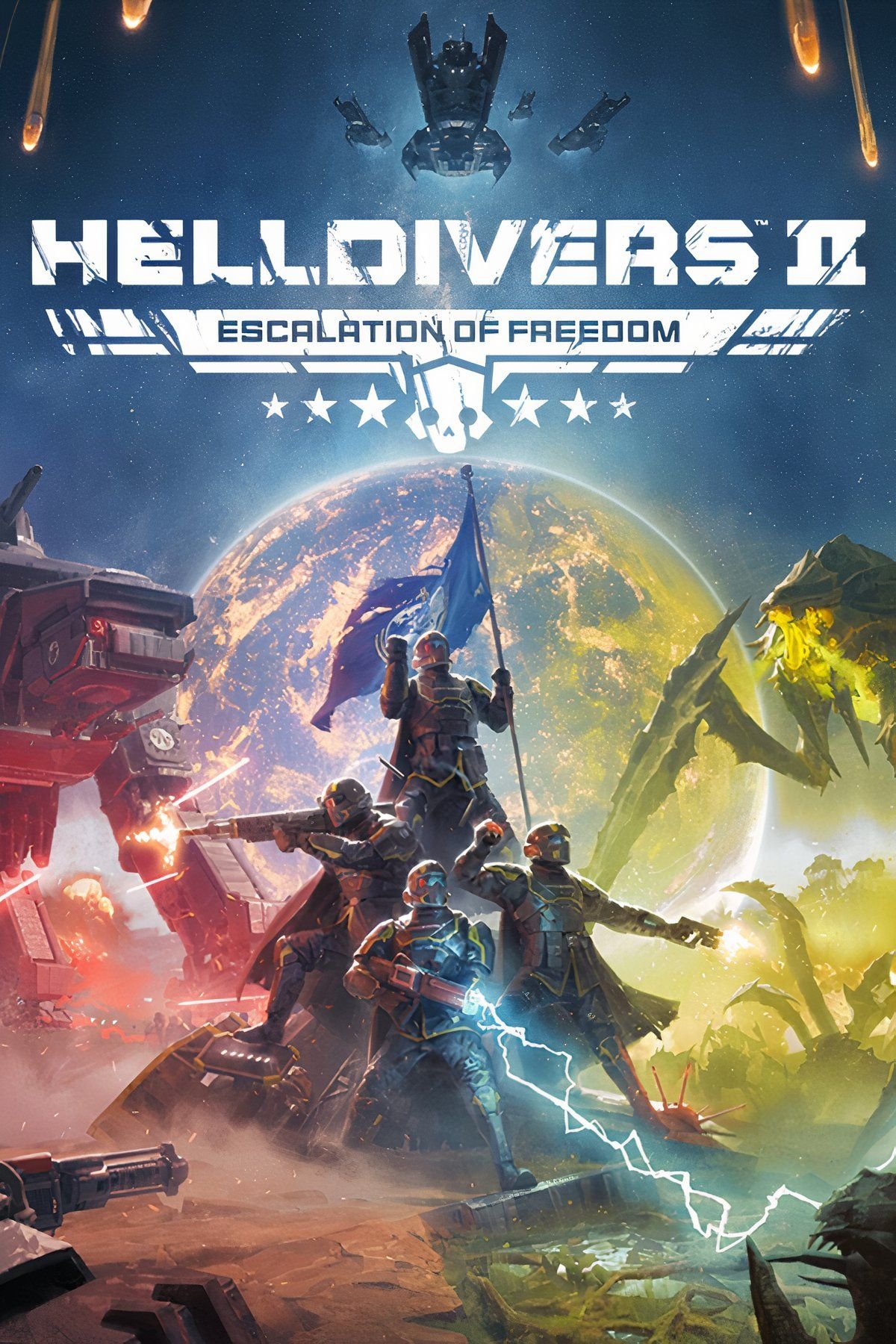 Helldivers 2 صفحة تغطية الفن