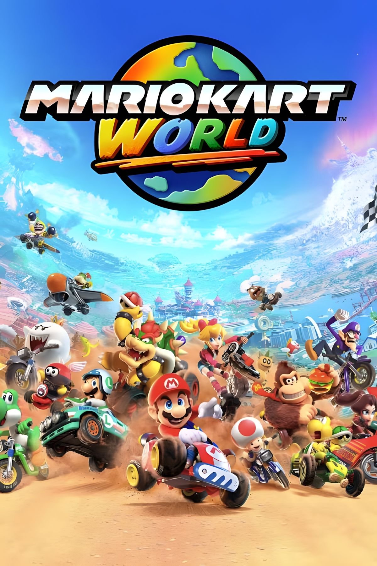 Mario Kart World Tag Page Cover Art