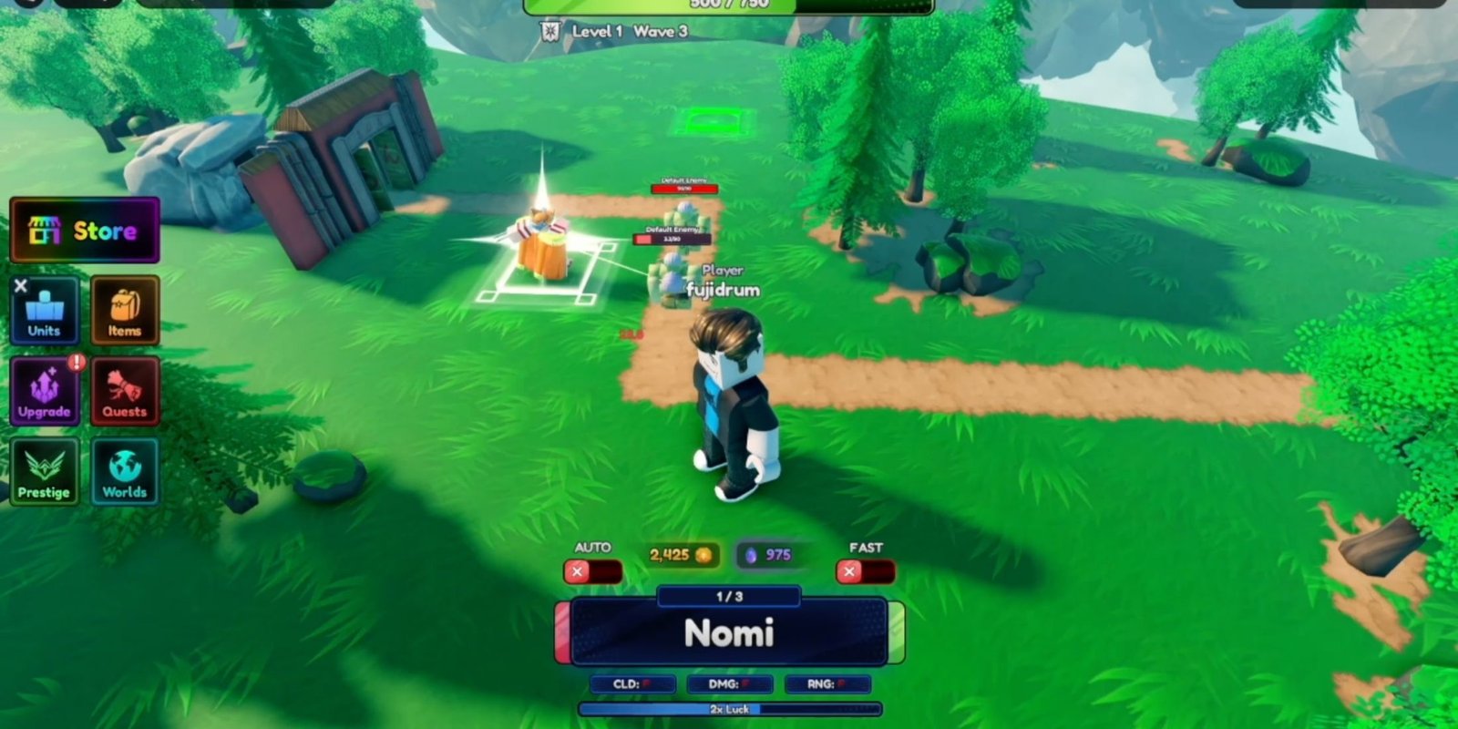 أنيمي دفاع لاعب RNG