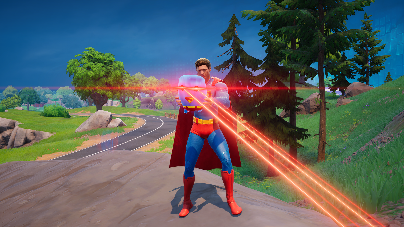 ضرب لاعبين مختلفين باستخدام ليزر Superman Sprite