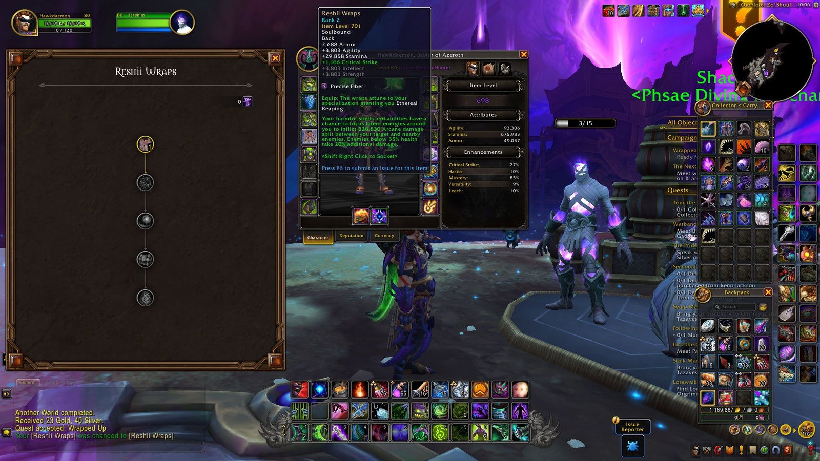 World of Warcraft كيفية الحصول على Reshii لفات 2