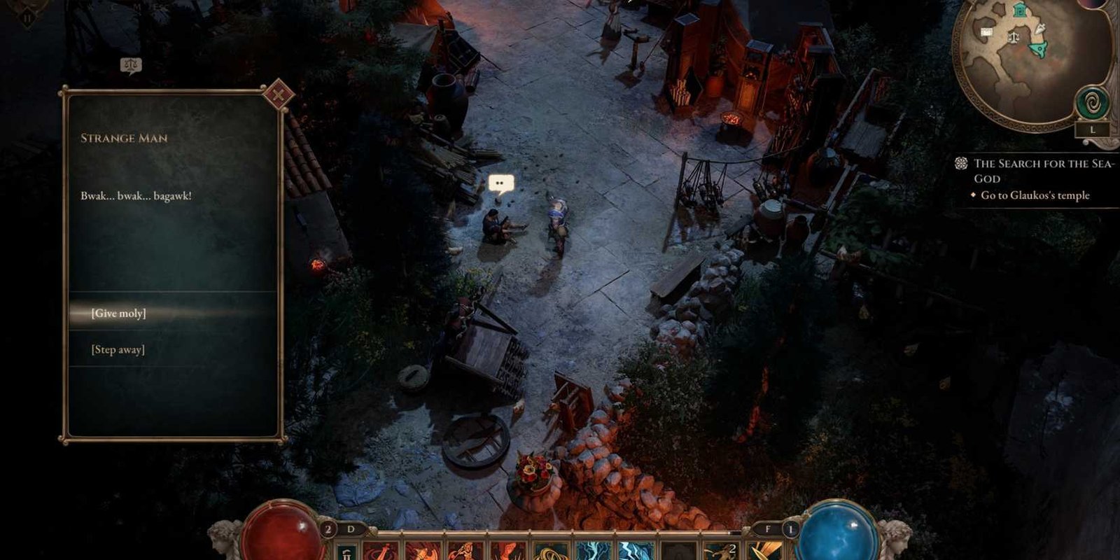رجل غريب NPC Titan Quest 2 Pyrgos Village