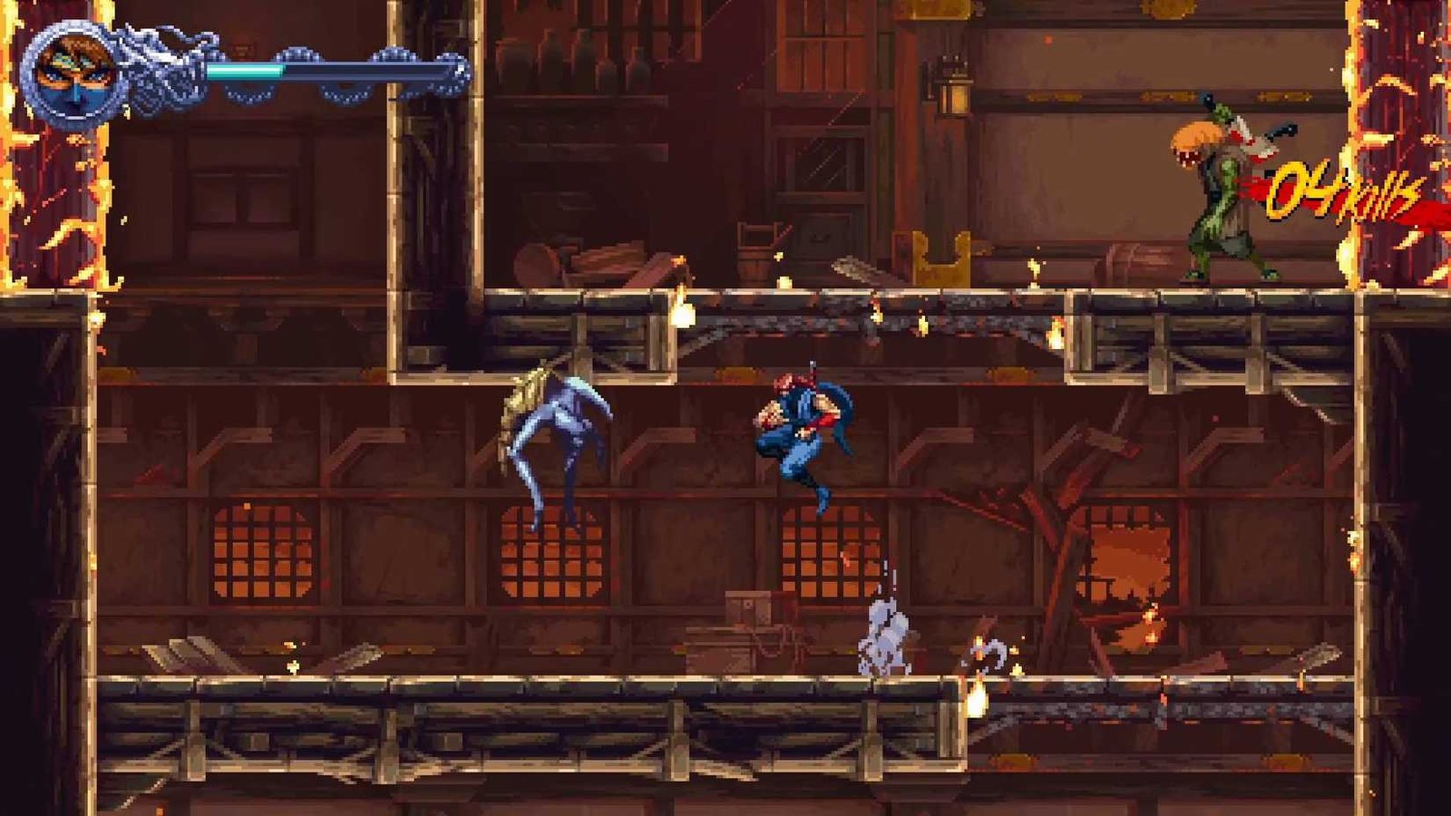 Ninja Gaiden Ragebound_act 1_golden Scarab 3