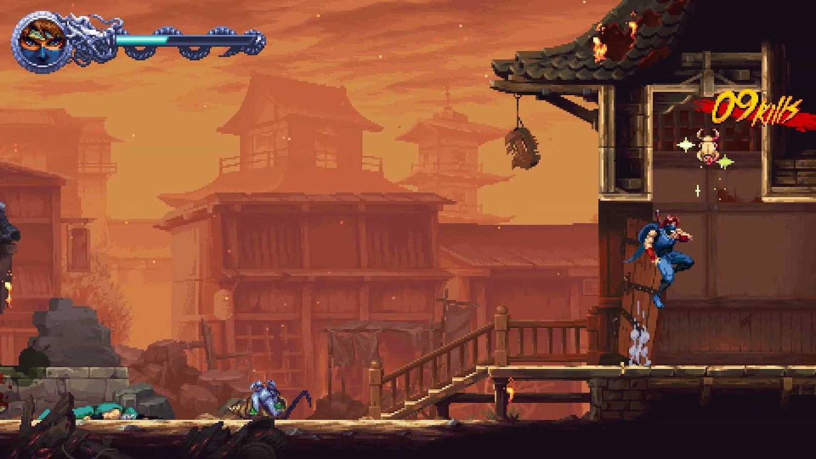 Ninja Gaiden Ragebound_act 1_golden Scarab 2