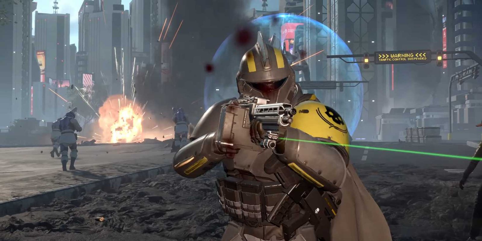 Helldivers 2 Arclwart Heavy Armor Heart of Democracy Trailer