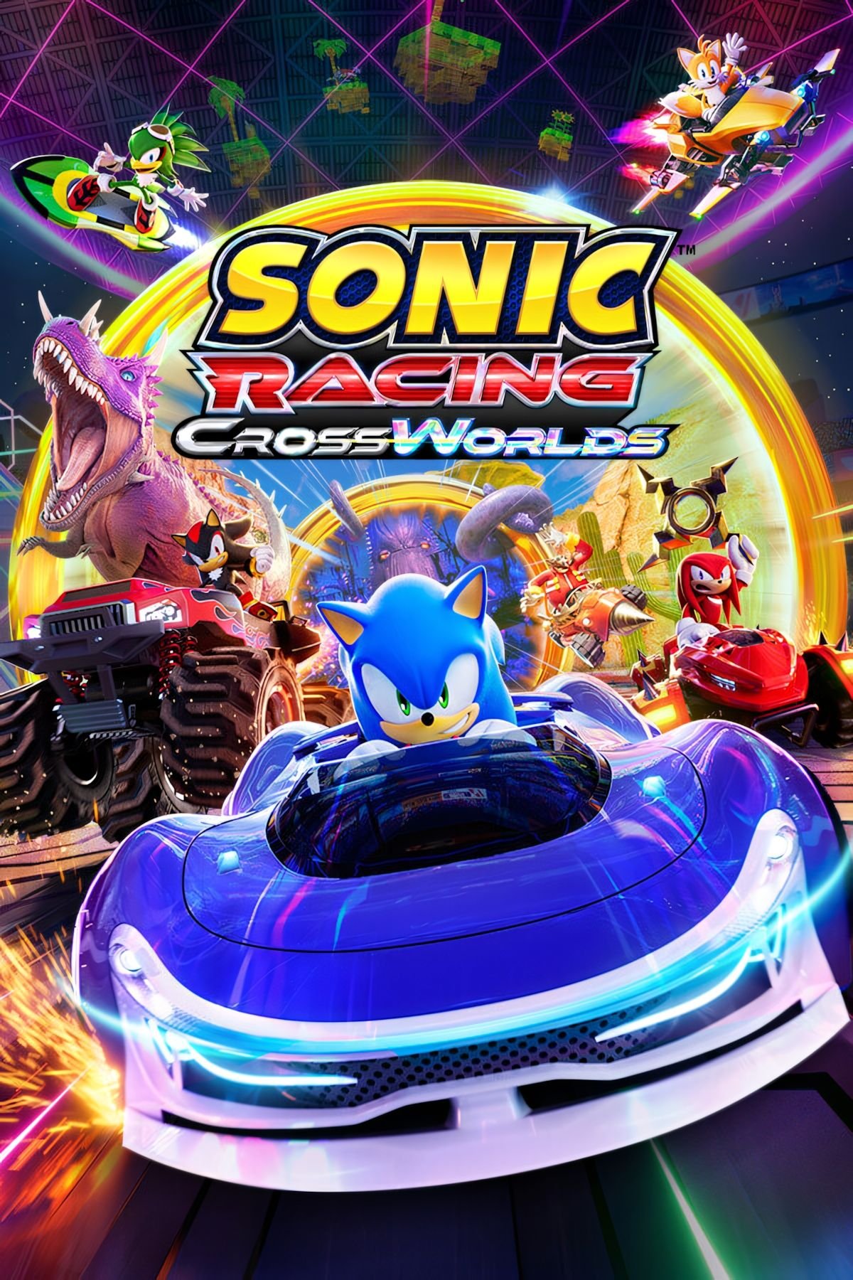 Sonic Racing Crossworlds صفحة تغطية الفن