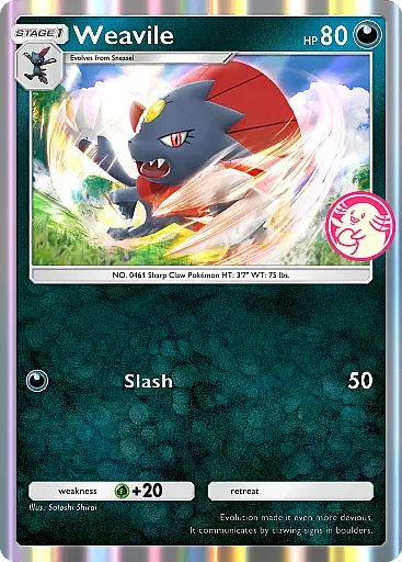 Pokemon-TCG-Pocket-Promo-A-100 Weavile