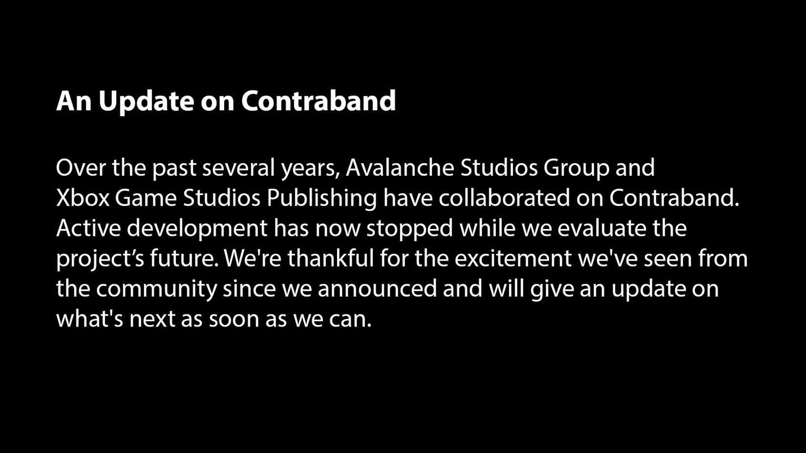 تحديث المهربة استوديوهات Avalanche