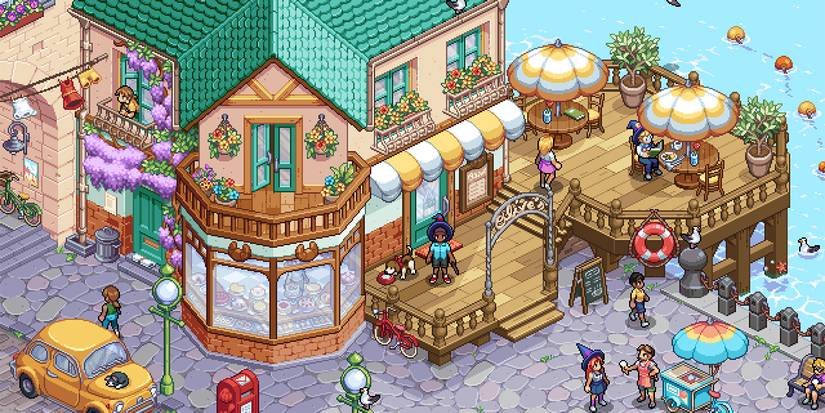 Witchbrook فيديو لعبة المدينة الفنية