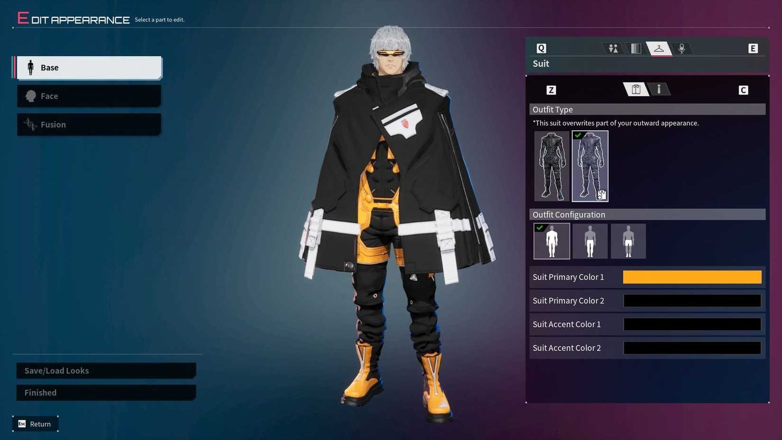 الزي في Daemon X Machina Titanic Scion لتغطية طفرات الانصهار.